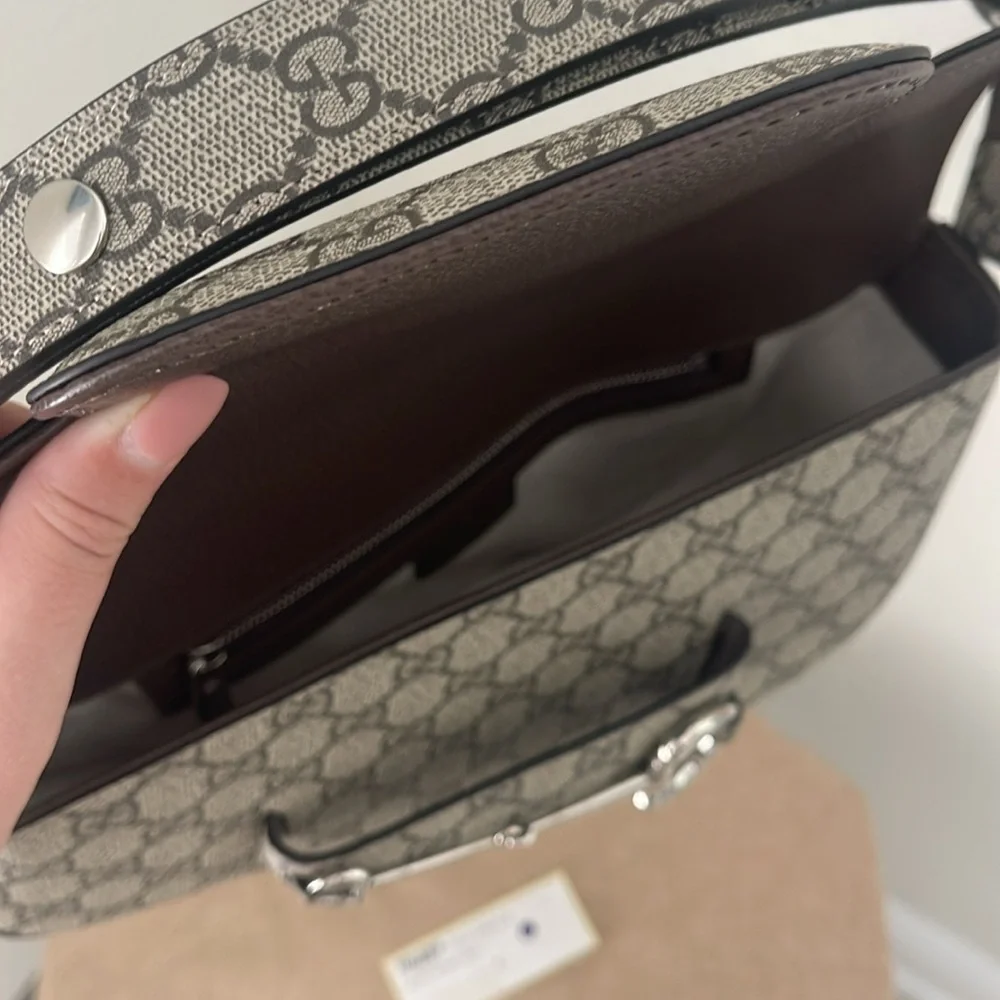 $4,500 New Authentic GUCCI Horsebit Shoulder Bag 1955 Purse LIMITED EDITION